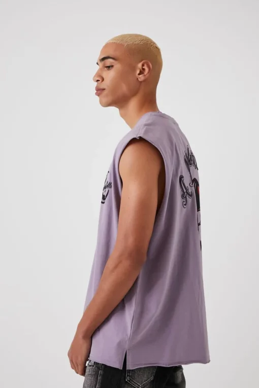 A Night For Love Graphic Muscle Tee