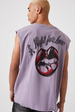 A Night For Love Graphic Muscle Tee