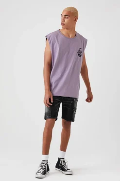 A Night For Love Graphic Muscle Tee