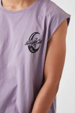 A Night For Love Graphic Muscle Tee