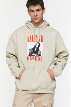 Aaliyah Graphic Drawstring Hoodie