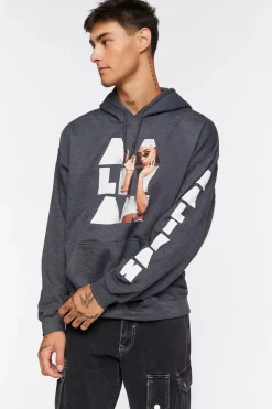Aaliyah Graphic Drawstring Hoodie