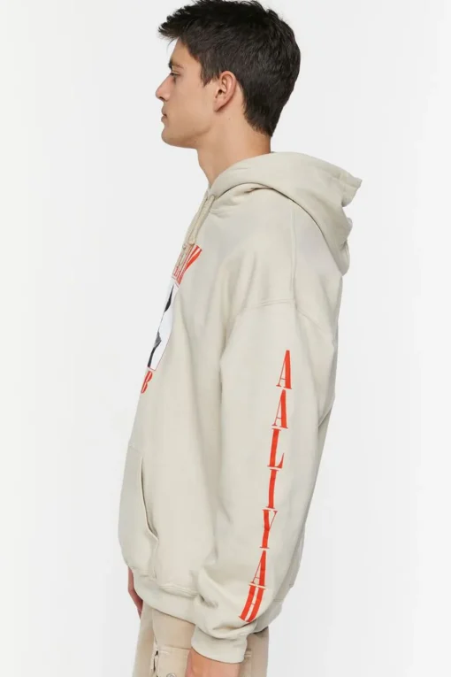 Aaliyah Graphic Drawstring Hoodie