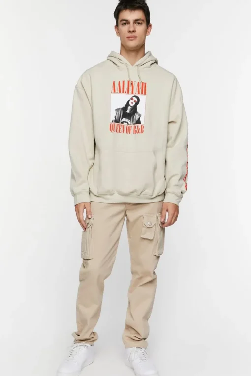 Aaliyah Graphic Drawstring Hoodie