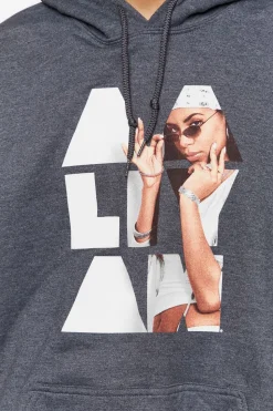 Aaliyah Graphic Drawstring Hoodie