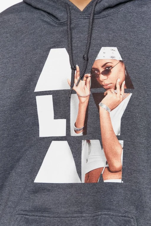Aaliyah Graphic Drawstring Hoodie