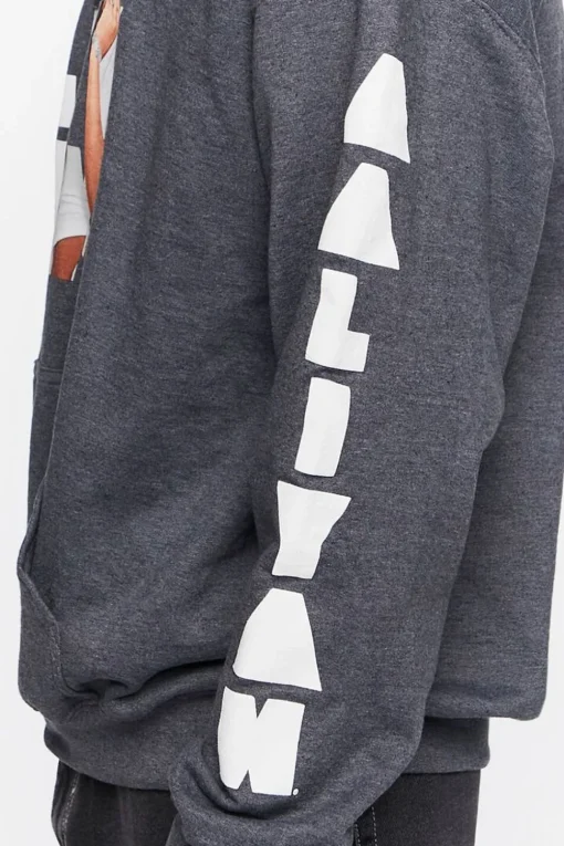 Aaliyah Graphic Drawstring Hoodie