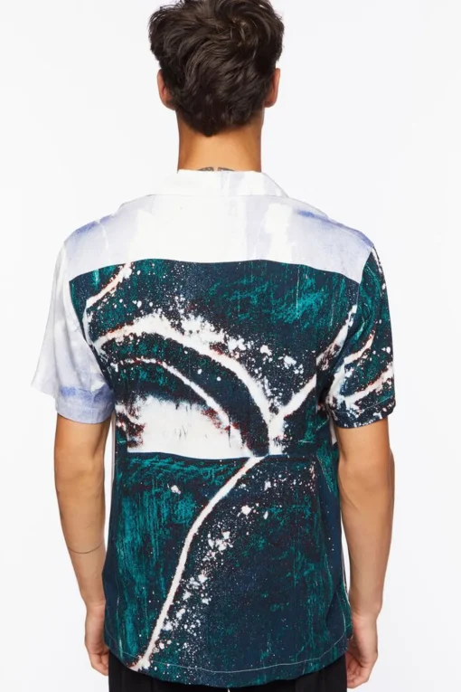 Abstract Colorblock Shirt