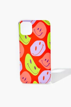 Abstract Happy Face Case For Iphone 11
