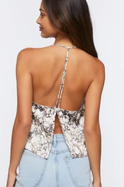 Abstract Marble Print Cami