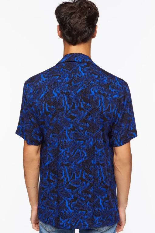 Abstract Snakeskin Shirt
