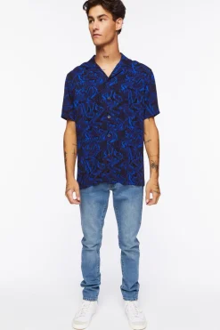 Abstract Snakeskin Shirt