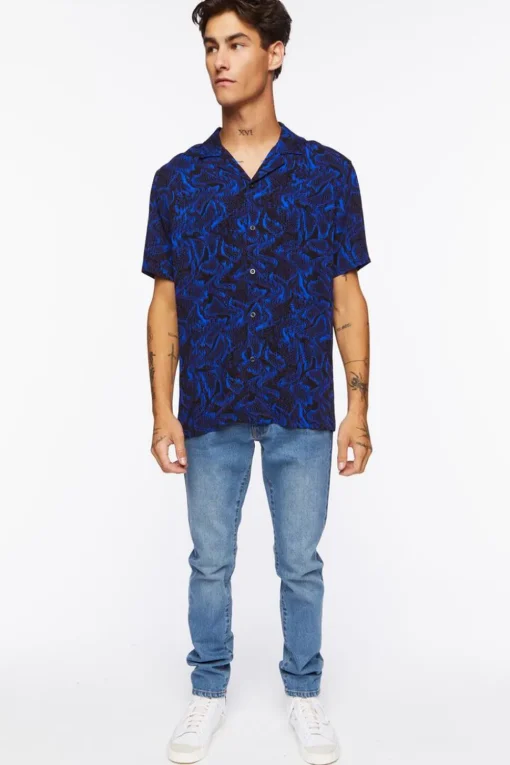 Abstract Snakeskin Shirt