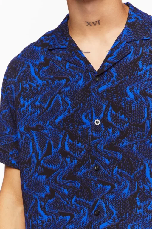 Abstract Snakeskin Shirt