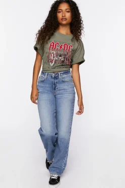 Acdc Embroidered Graphic Tee