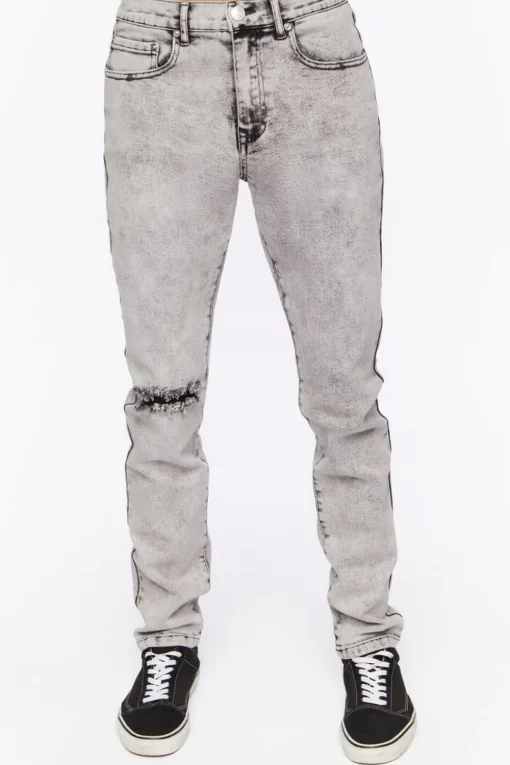 Acid Wash Skinny Jeans