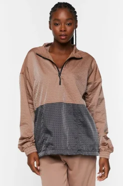 Active Colorblock Half-Zip Pullover