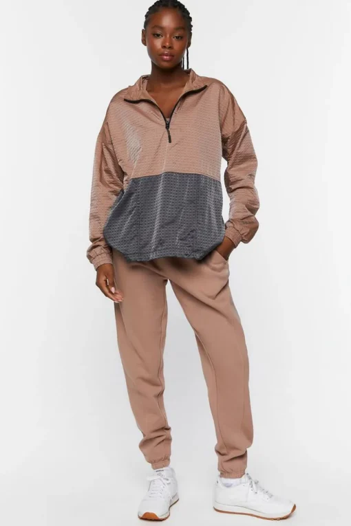 Active Colorblock Half-Zip Pullover