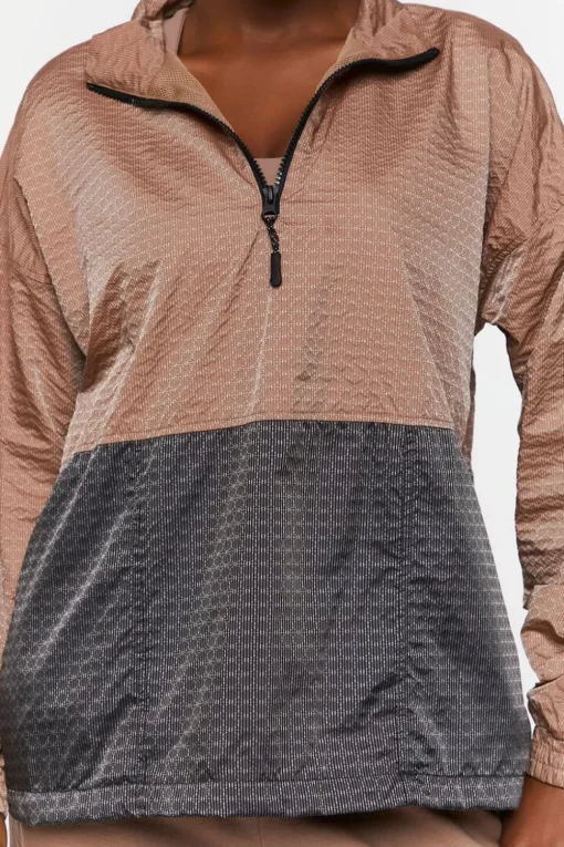 Active Colorblock Half-Zip Pullover