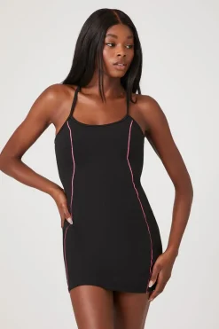 Active Contrast-Seam Skort Dress