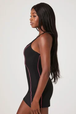 Active Contrast-Seam Skort Dress