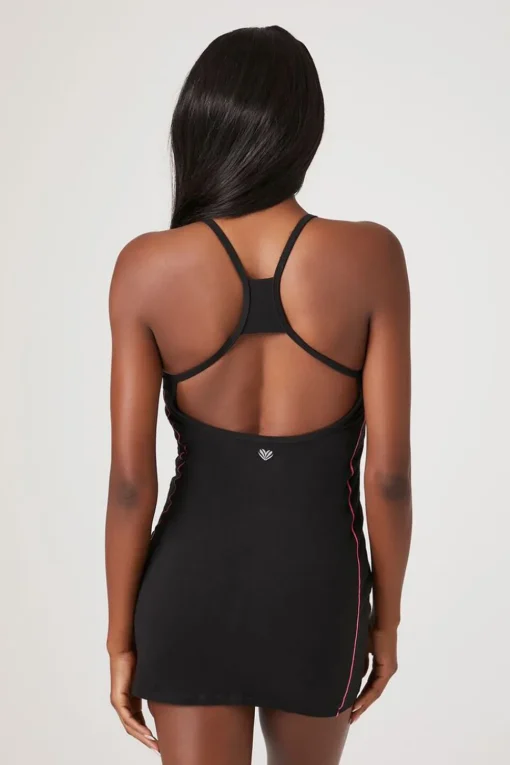 Active Contrast-Seam Skort Dress