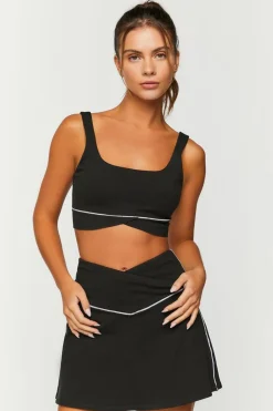 Active Contrast-Trim Crossover Skort