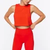 Active Cotton-Blend Biker Shorts