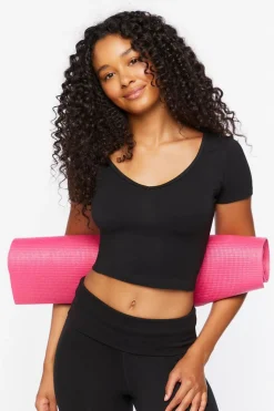 Active Cotton-Blend Crop Top
