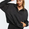 Active Croc Print Half-Zip Pullover
