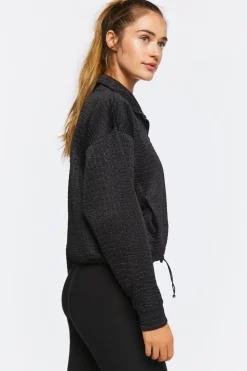 Active Croc Print Half-Zip Pullover