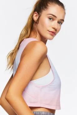 Active Cropped Ombre Muscle Tee