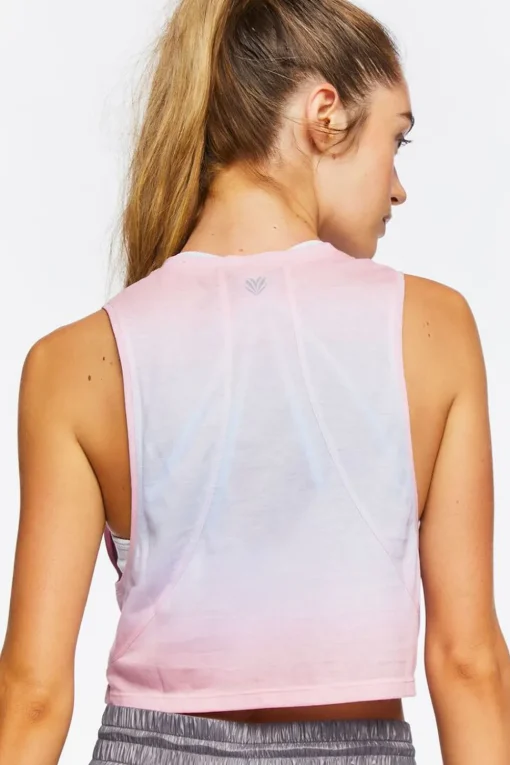 Active Cropped Ombre Muscle Tee