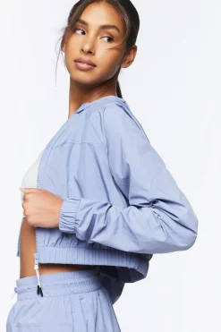 Active Cropped Windbreaker Jacket