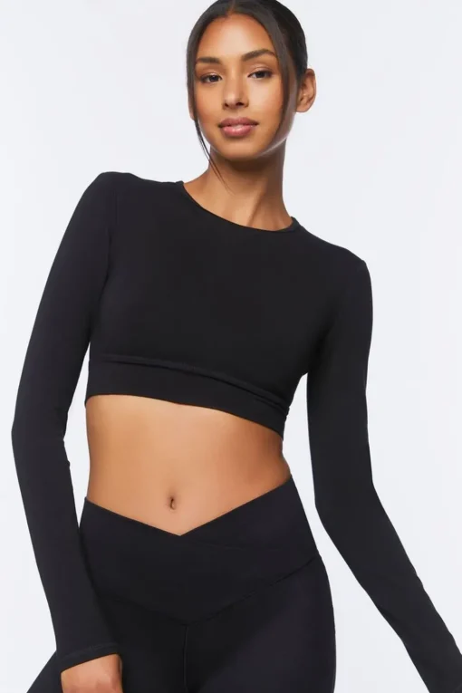 Active Cutout Crop Top