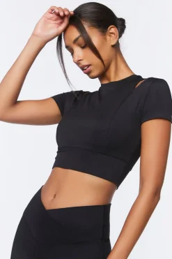 Active Cutout Crop Top