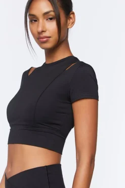 Active Cutout Crop Top