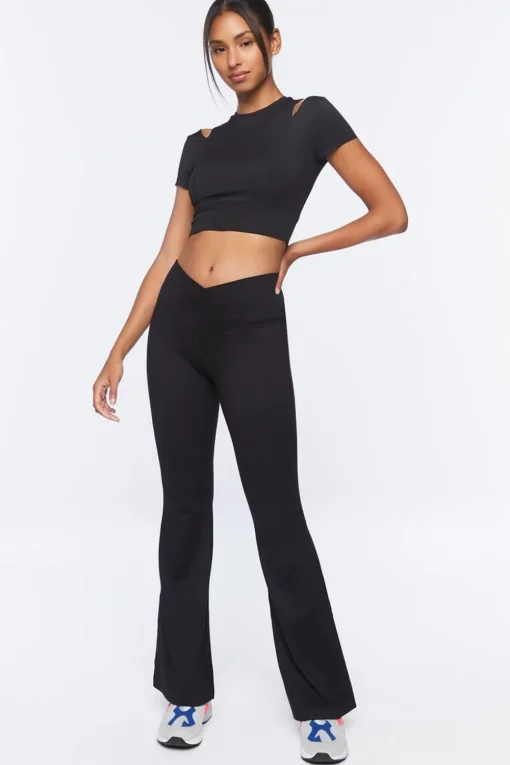 Active Cutout Crop Top