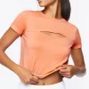 Active Cutout Cropped Tee