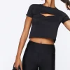 Active Cutout Cropped Tee