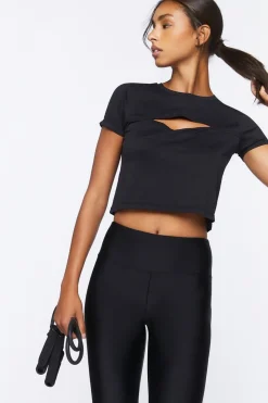 Active Cutout Cropped Tee