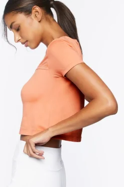 Active Cutout Cropped Tee