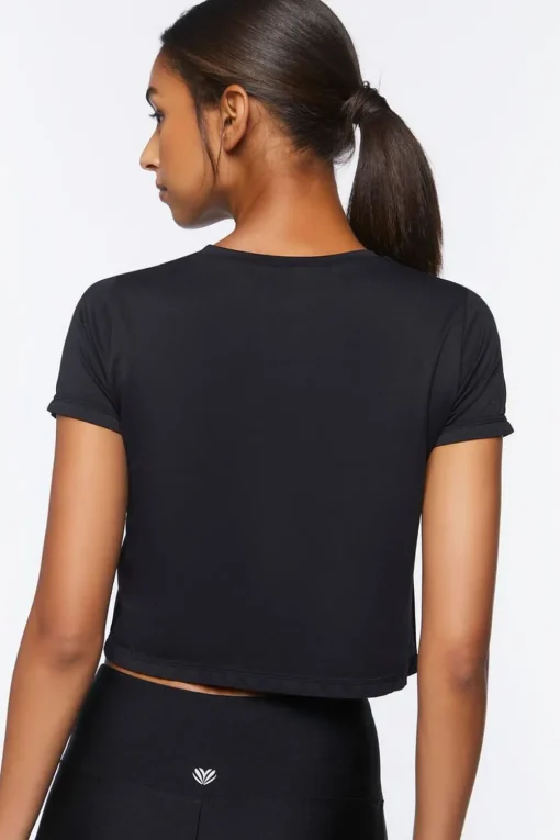 Active Cutout Cropped Tee