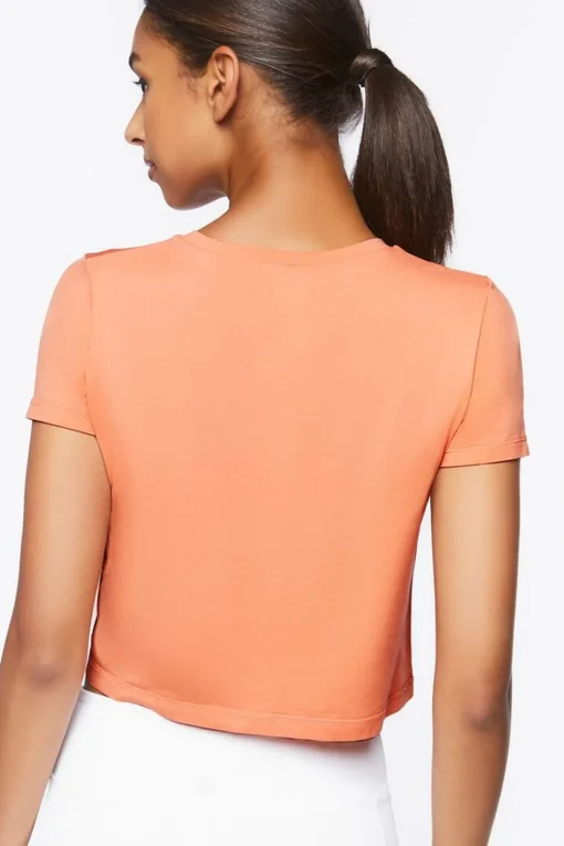Active Cutout Cropped Tee