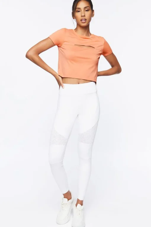 Active Cutout Cropped Tee