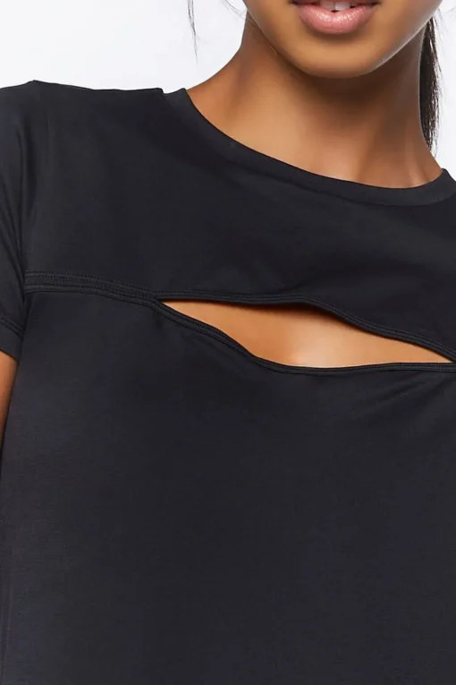 Active Cutout Cropped Tee