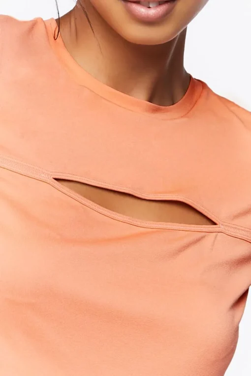 Active Cutout Cropped Tee
