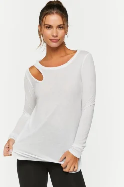 Active Cutout Long-Sleeve Top