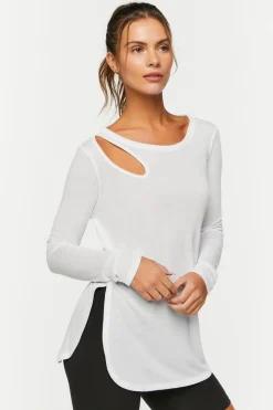 Active Cutout Long-Sleeve Top