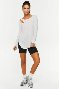 Active Cutout Long-Sleeve Top